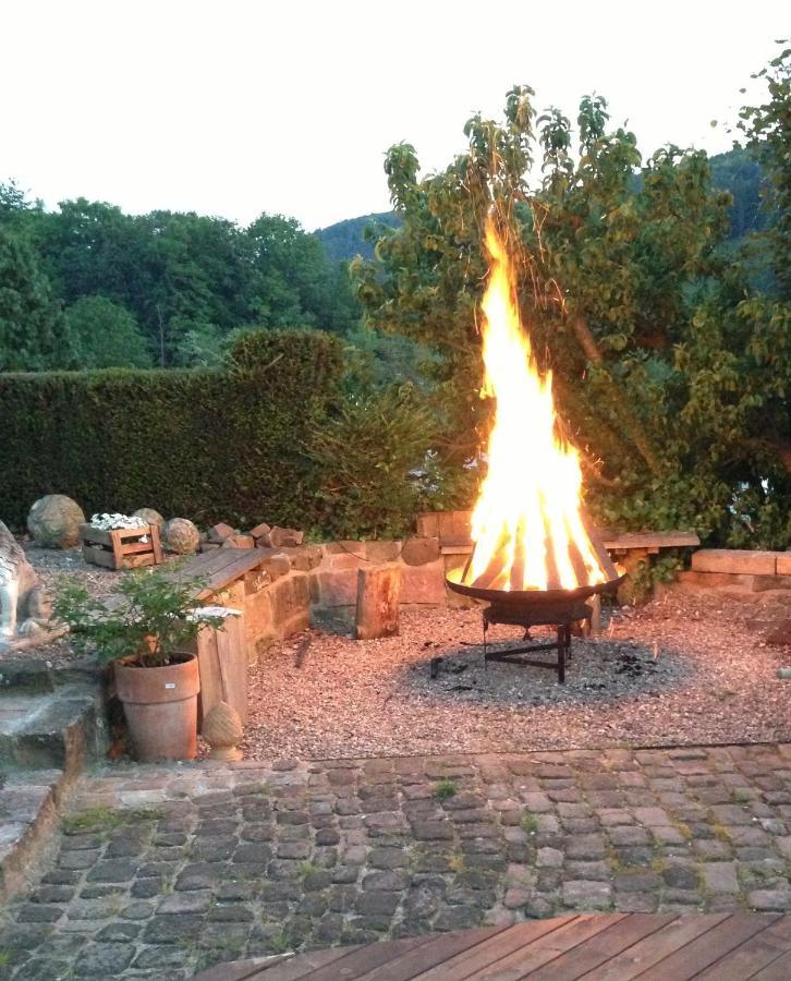 Burg Freienstein Blick 4 Sterne Mit Sauna Gammelsbach Esterno foto
