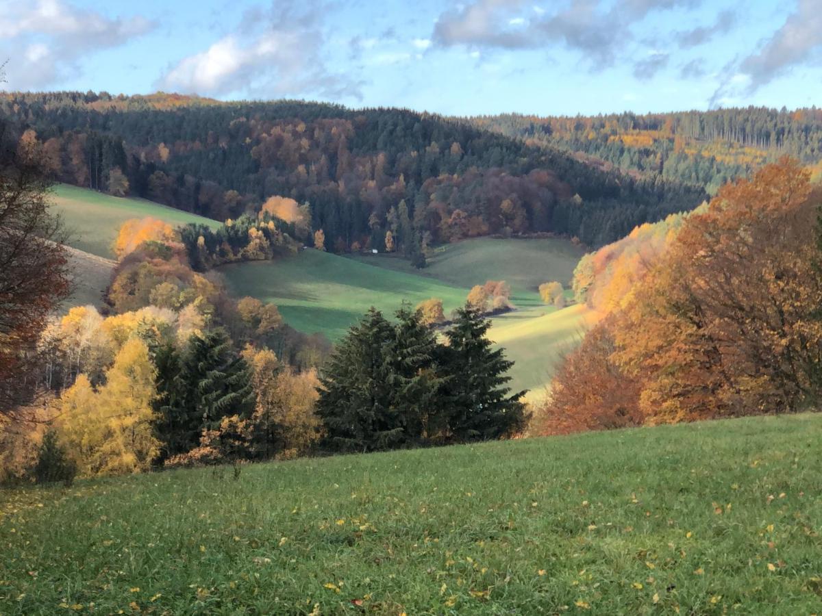 Burg Freienstein Blick 4 Sterne Mit Sauna Gammelsbach Esterno foto